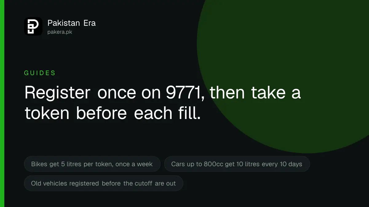 How to Get Petrol Relief in Pakistan With Code 9771