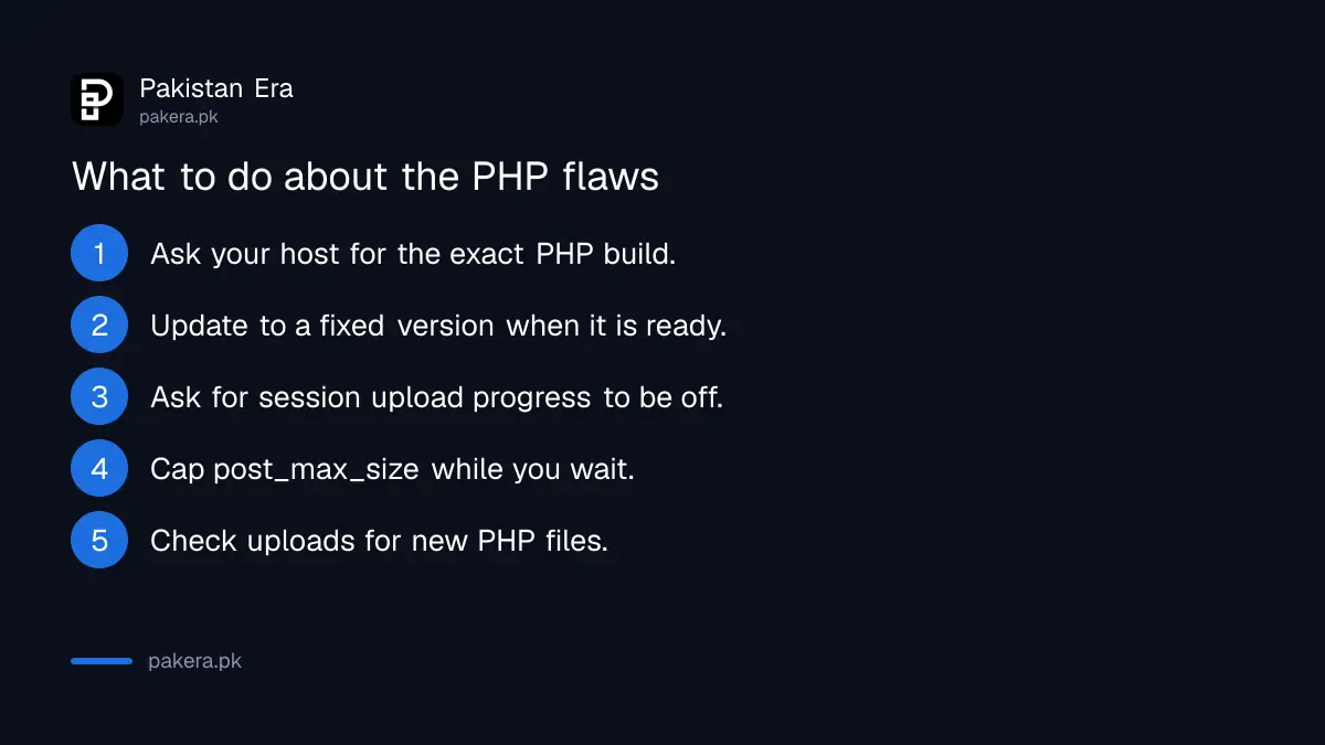 WordPress, plugins and the PHP runtime are separate layers of a website