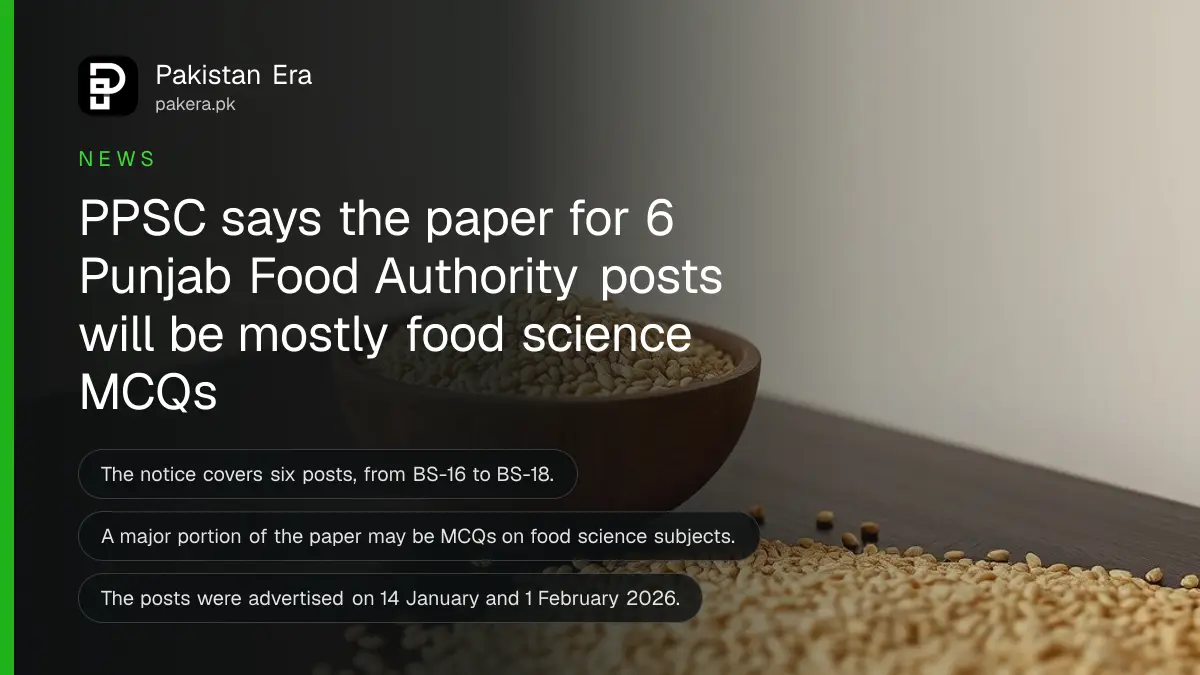 A wooden bowl of wheat grains on a dark wooden table, for an article on the PPSC Punjab Food Authority syllabus