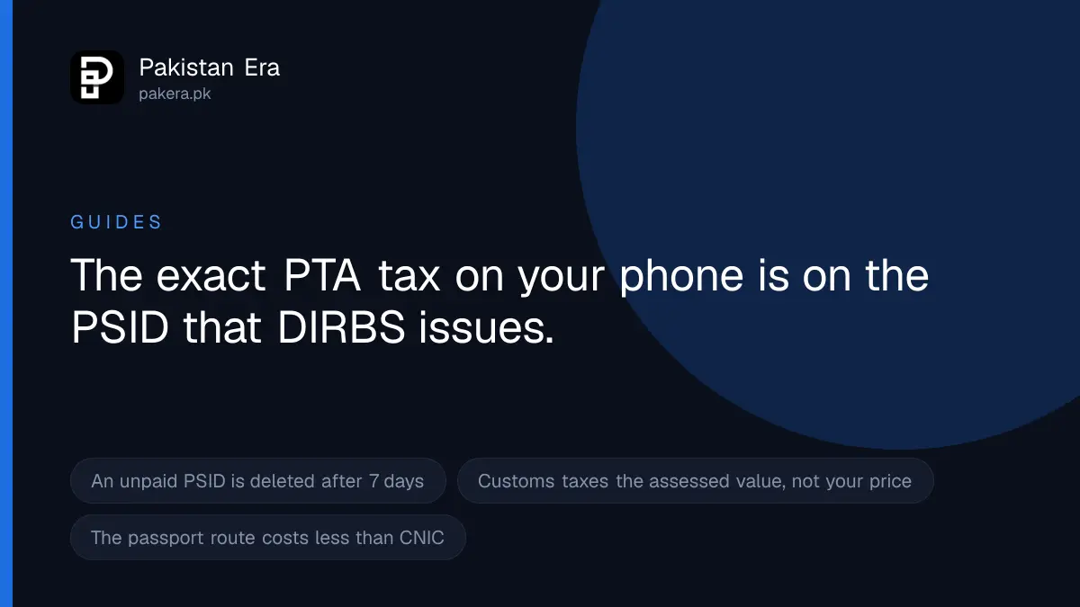 How to calculate PTA tax on your phone in Pakistan