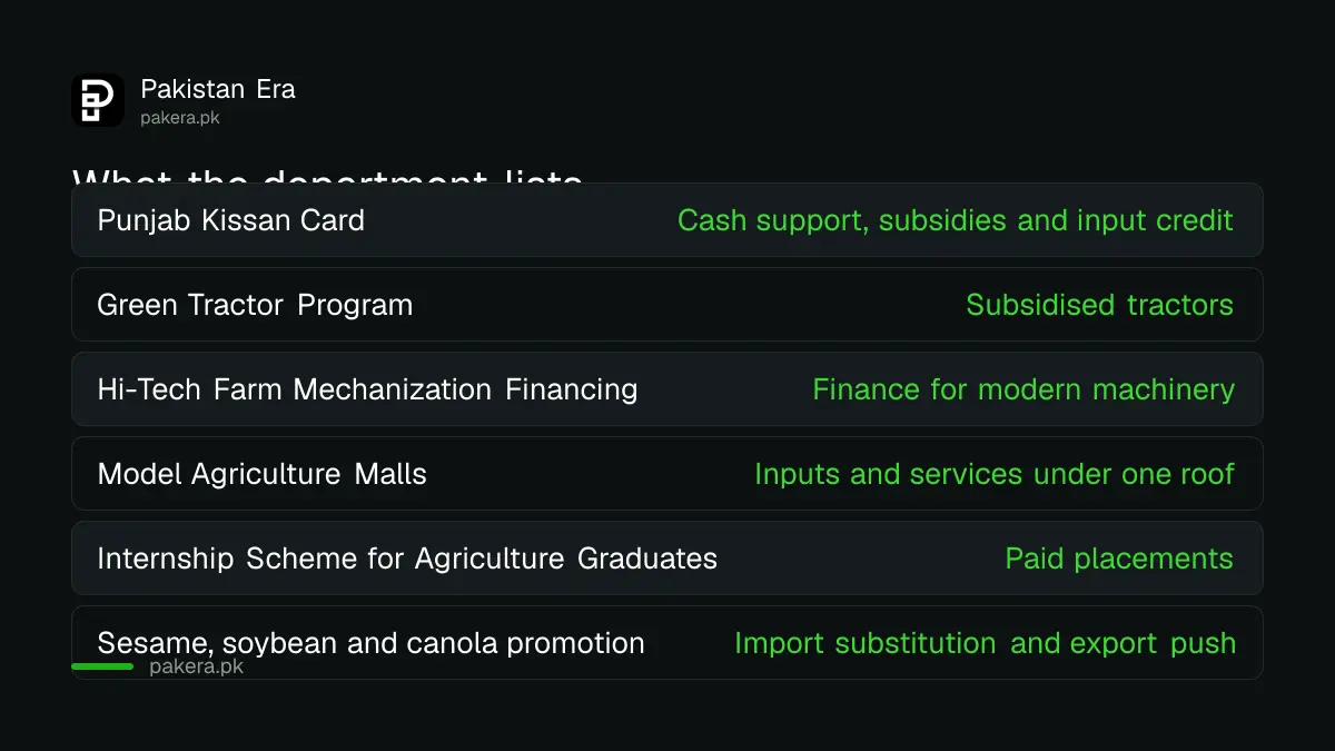 The six Punjab chief minister's agriculture initiatives