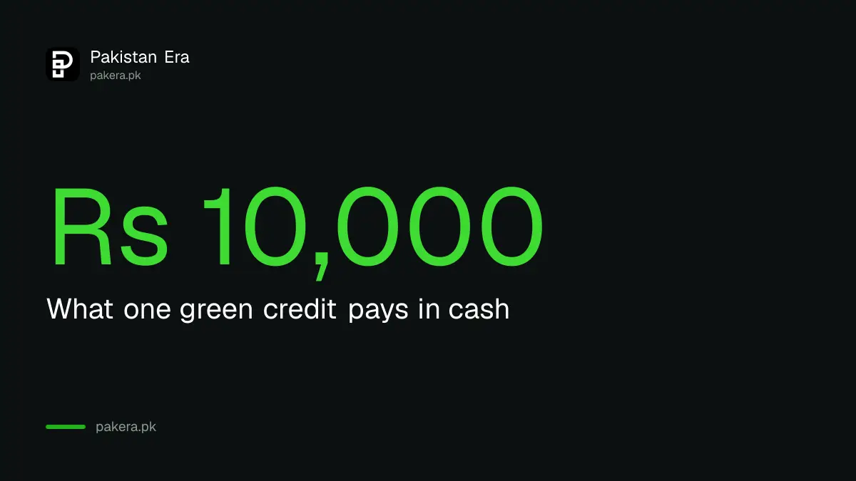 One Punjab green credit is worth Rs 10,000 paid in cash