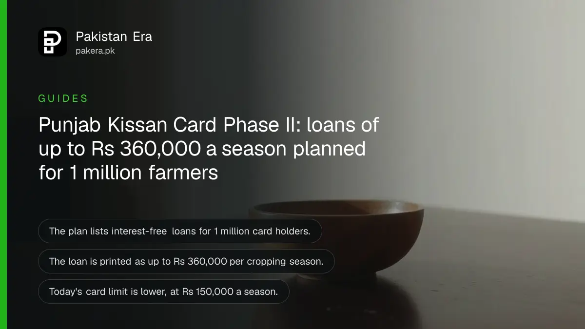 A wooden bowl on a dark wooden table, for an article on the Punjab Kissan Card Phase II loan plan