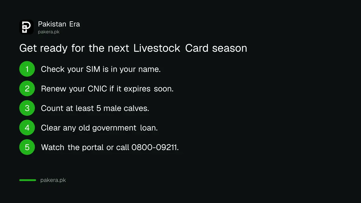Five steps to prepare for the next Punjab Livestock Card application season
