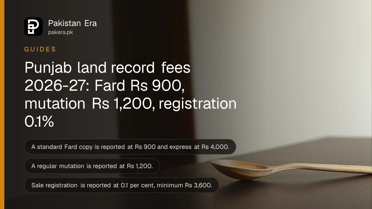 A wooden spoon on a dark wooden table, for an article on plra fees 2026-27