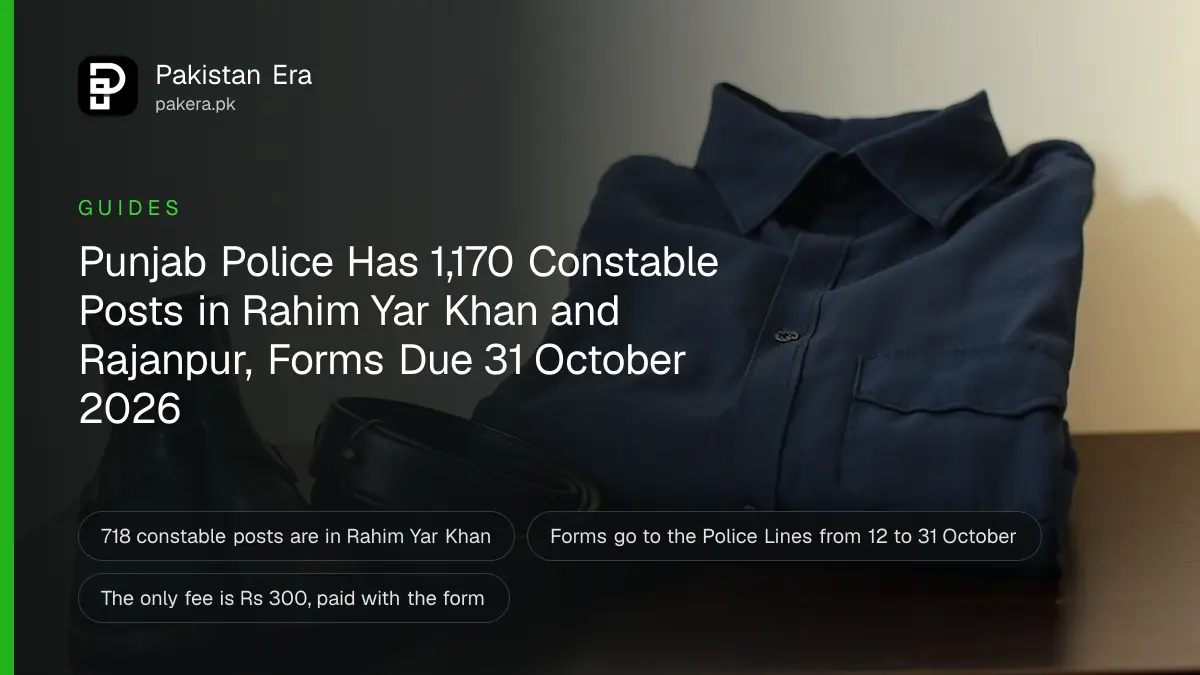 A folded dark blue uniform shirt, a black belt with a brass buckle and polished boots on a wooden table
