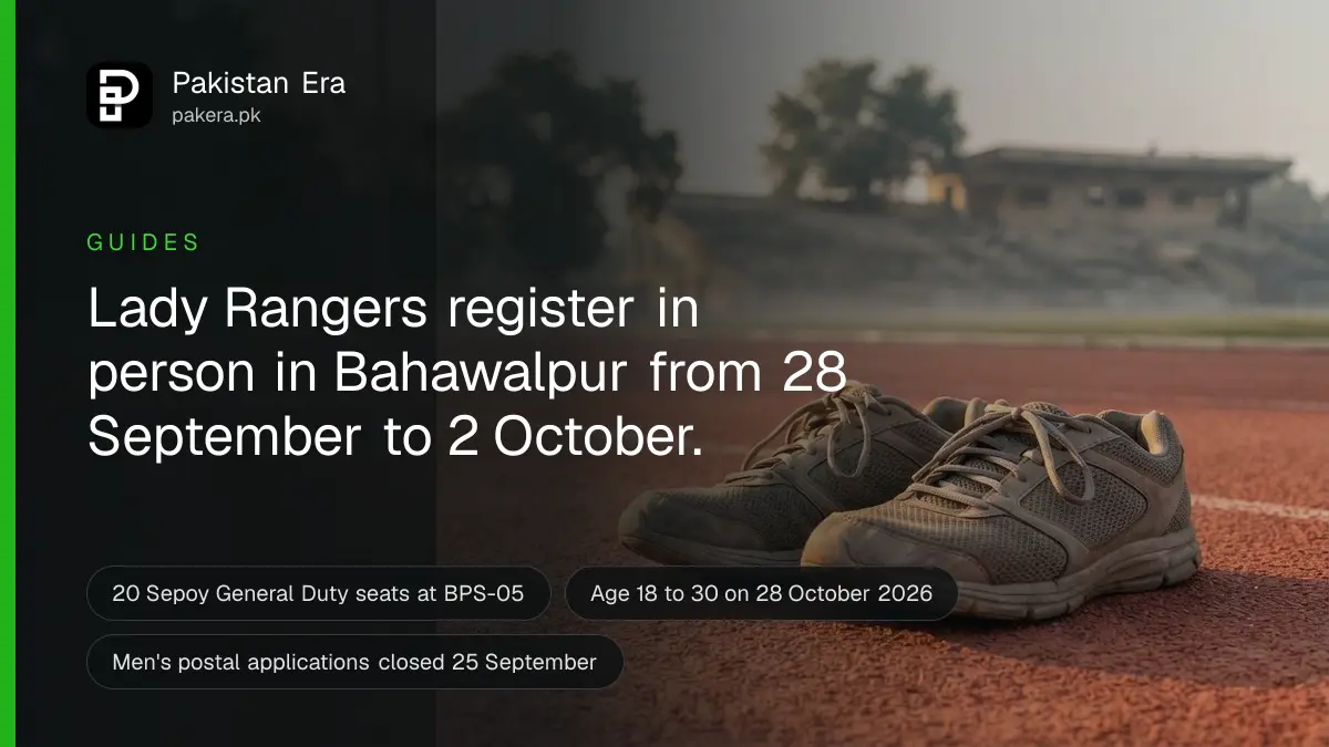 A pair of running shoes on an athletics track at dawn in Lahore