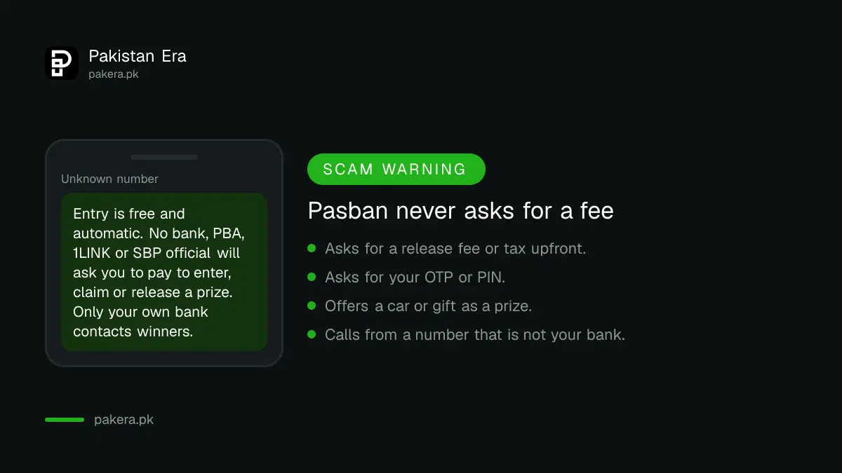 Warning signs of fake Pasban prize calls and messages