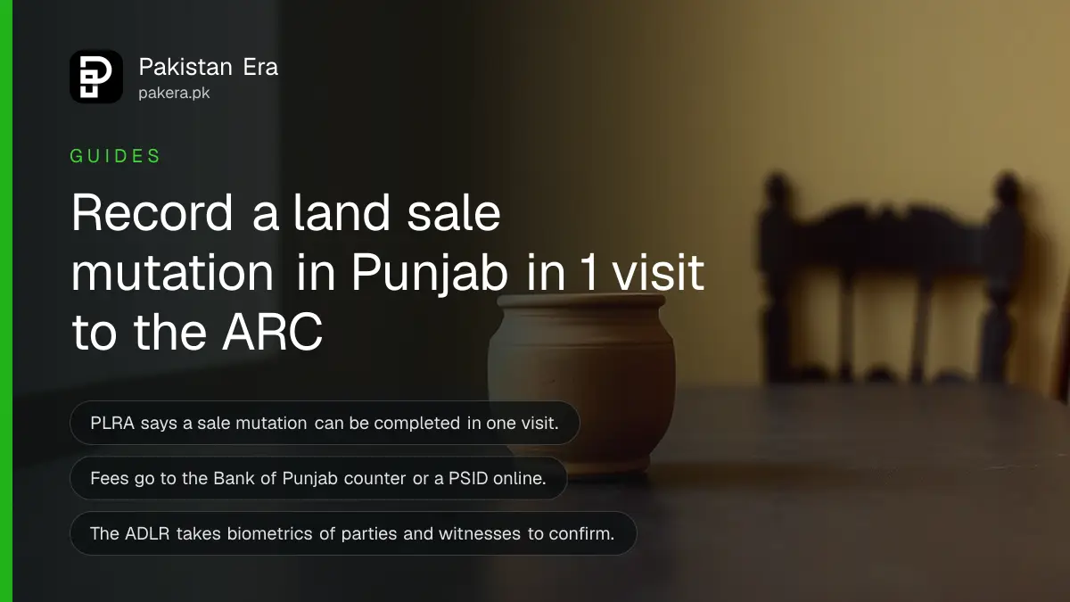 A plain clay pot on a dark wooden table, for an article on bai zubani mutation punjab