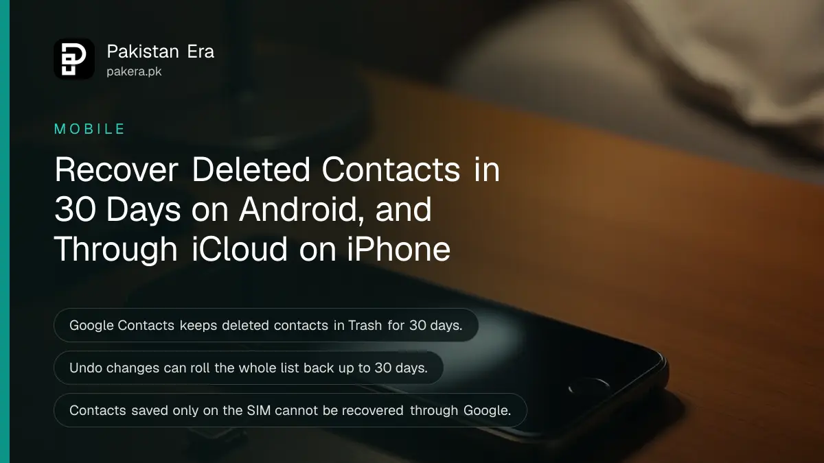 A smartphone lying face up on a bedside table with its screen dark beside a small SIM ejector pin at night