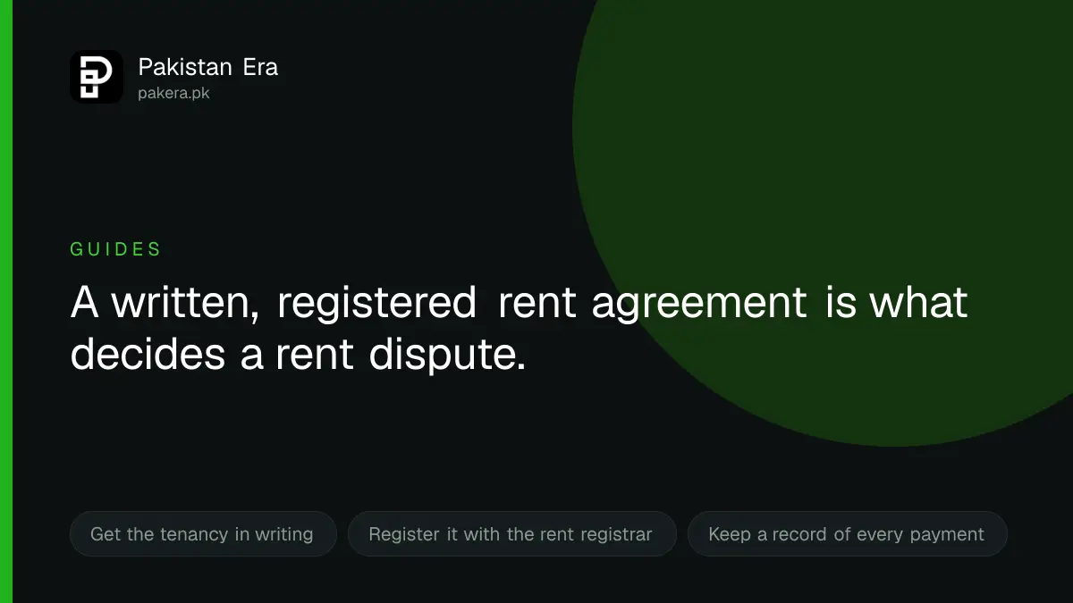 What to do when your landlord raises the rent in Pakistan