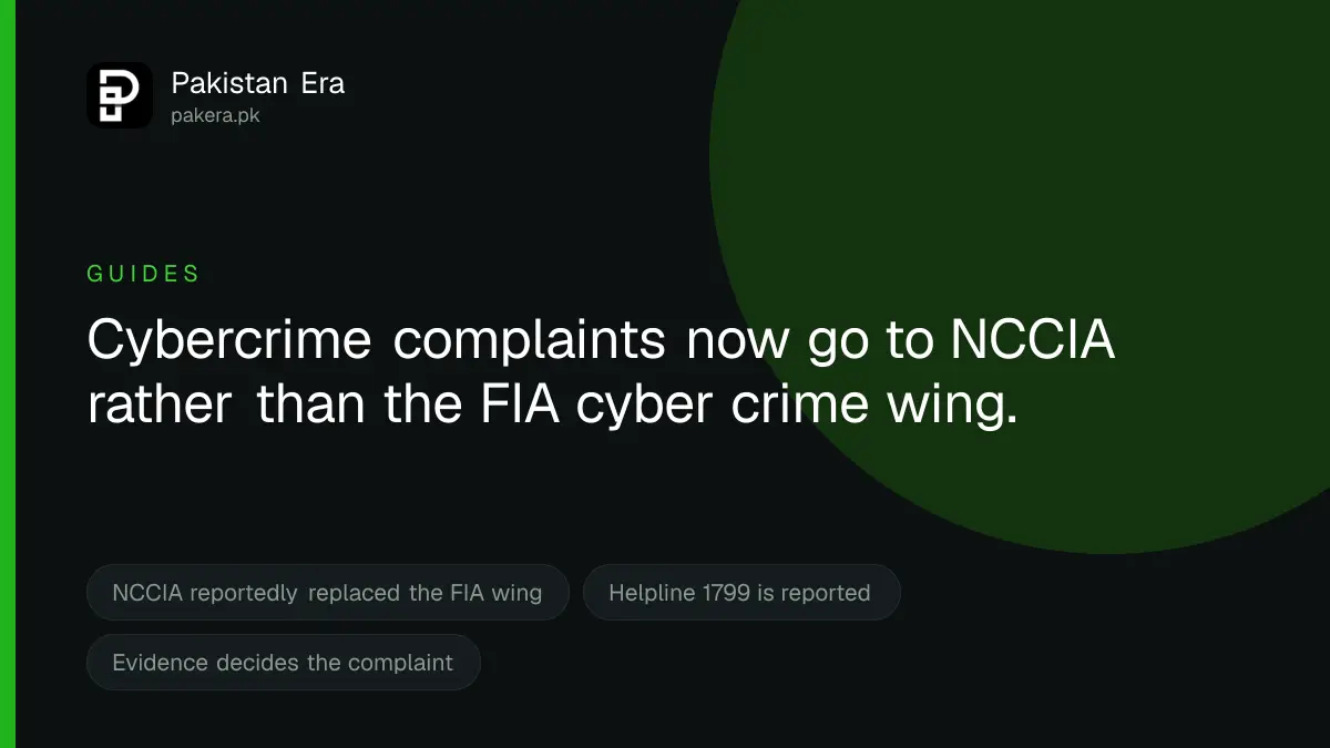 How to report a cybercrime in Pakistan