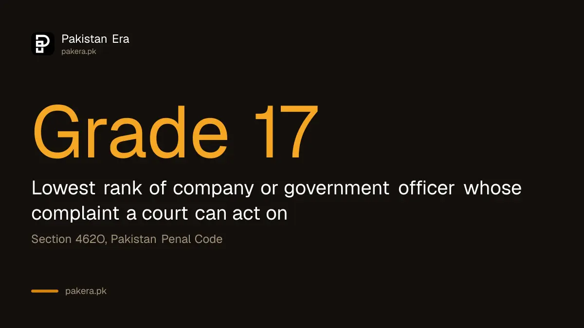 Only a Grade 17 officer can file an electricity theft case in Pakistan