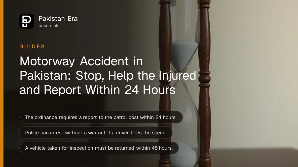 A wooden hourglass on a dark wooden table against a plain cream wall in soft daylight