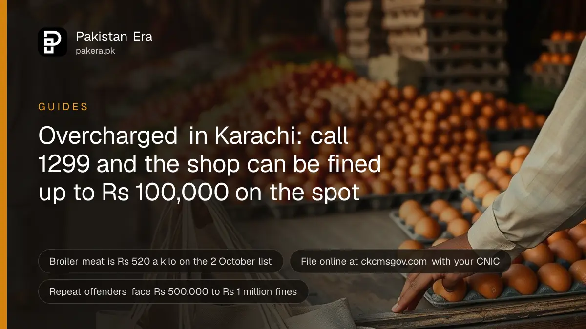 Fresh vegetables and eggs stacked on a wooden market stall in Karachi with a shopper's hands holding a cloth bag