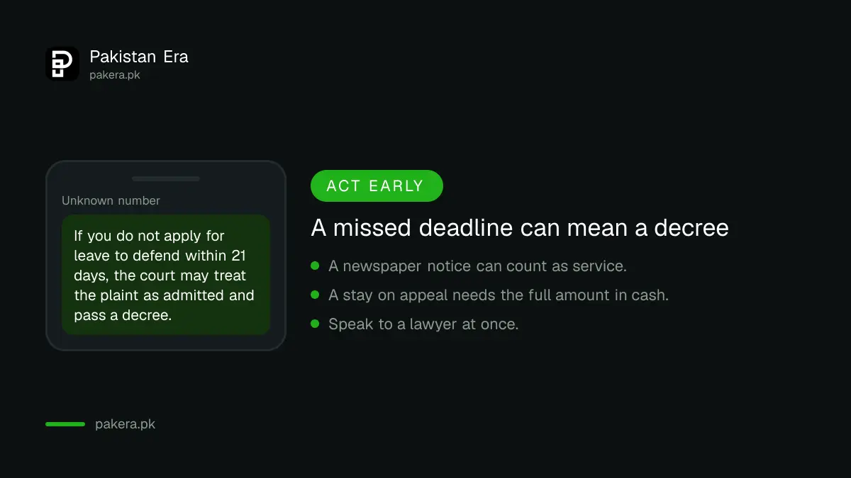Warning that a missed 21 day deadline can lead to a Gas Utility Court decree