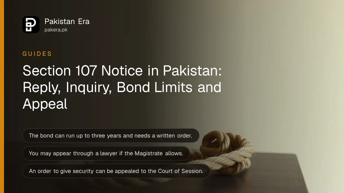 A coil of rope on a dark wooden table, for a keep the peace bond in Pakistan