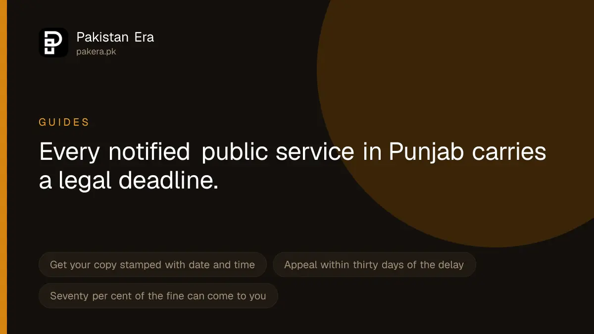 The Law That Puts a Deadline on Government Offices in Punjab