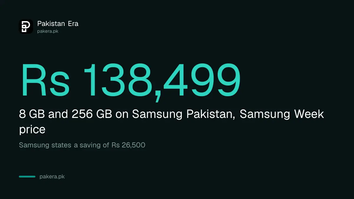 Samsung Galaxy A37 5G price in Pakistan on Samsung's official store