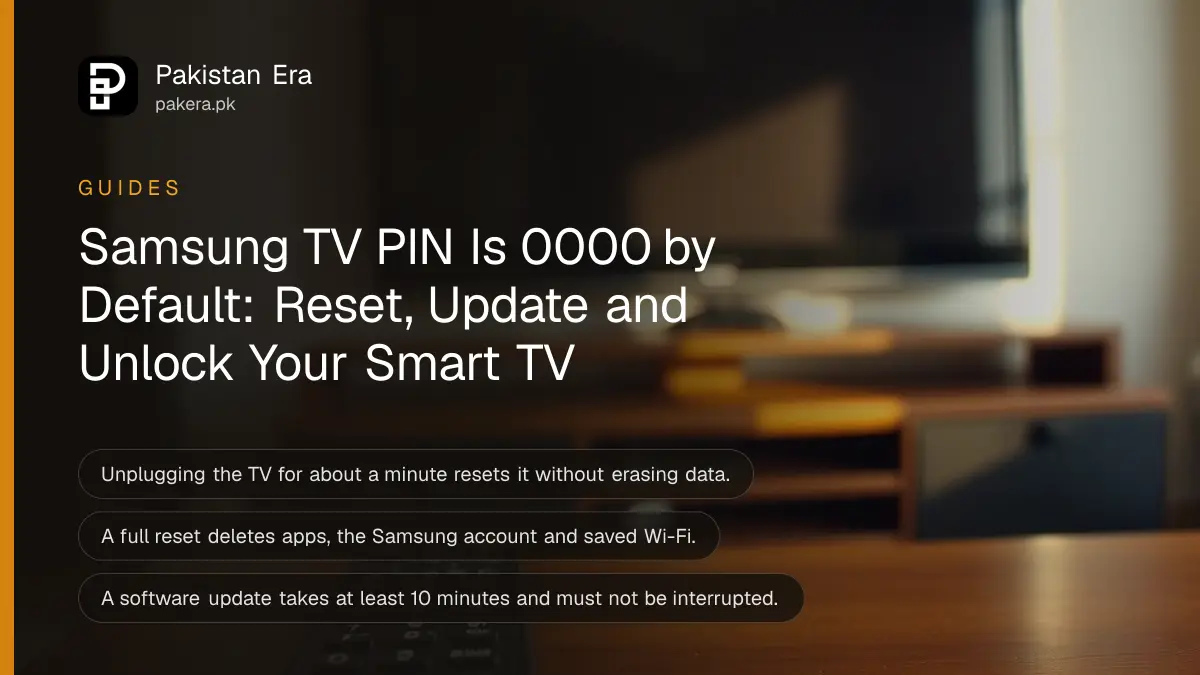 A black television remote control resting on a wooden coffee table in a quiet living room, a dark television on the wall behind