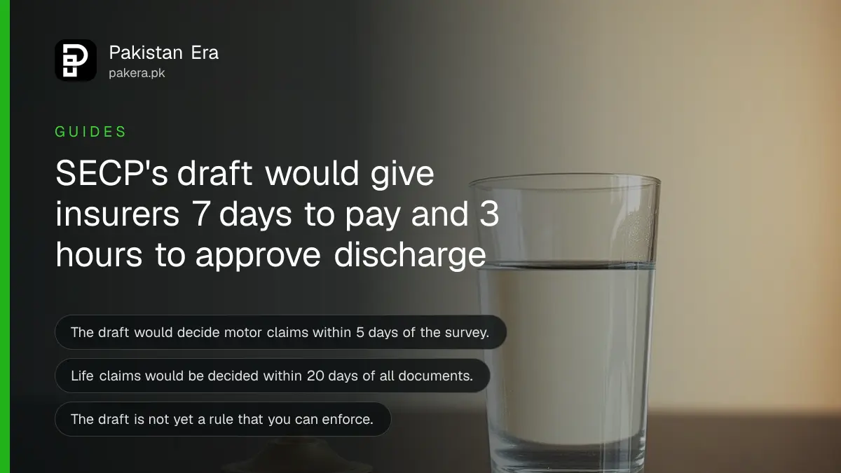 Still life of a brass paperweight and a glass of water, for a Pakistan guide on secp insurance claim deadlines