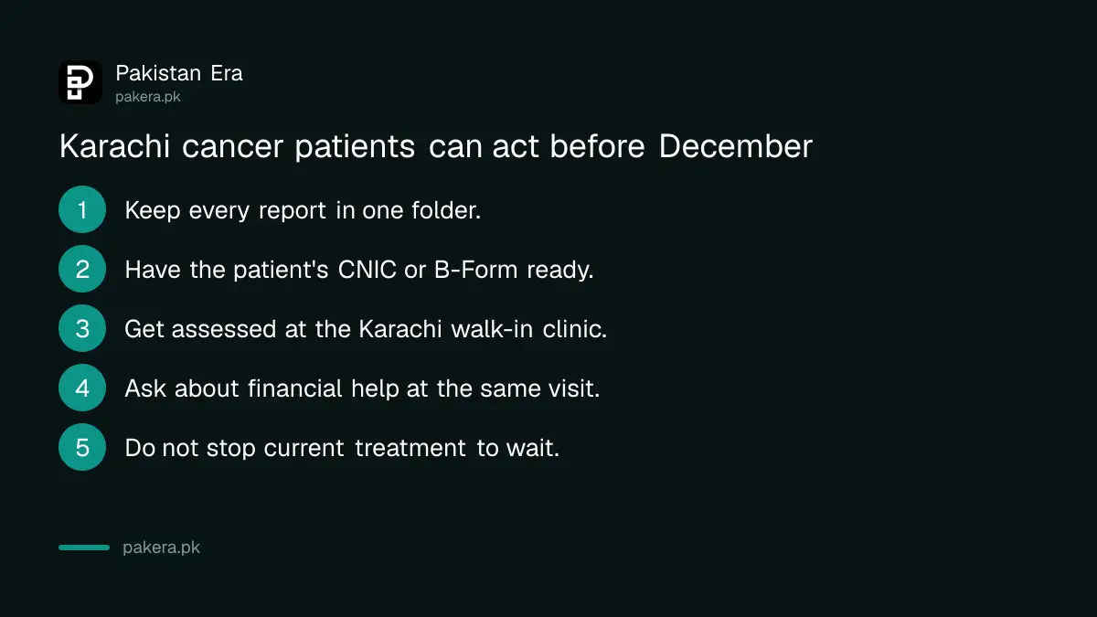 Five steps a Karachi cancer patient can take before the new Shaukat Khanum hospital opens