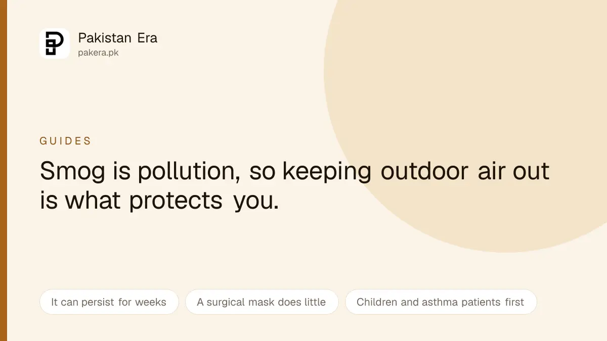 Smog Season in Punjab: What Actually Protects You