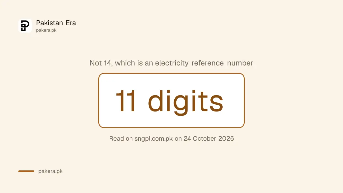SNGPL gas bill check online needs an 11 digit consumer number