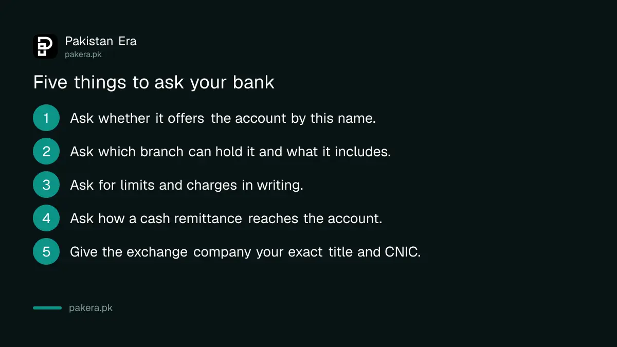 Five questions to ask a Pakistani bank about the Sohni Dharti Remittance Account