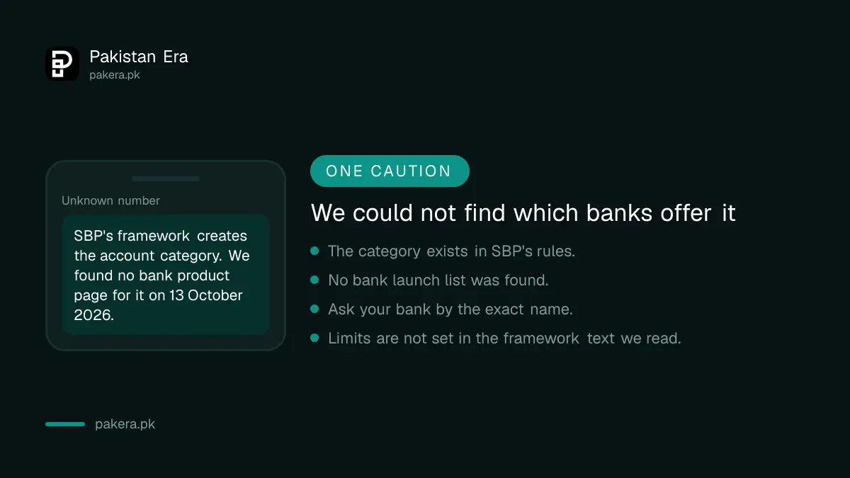 No bank launch list was found for the Sohni Dharti Remittance Account