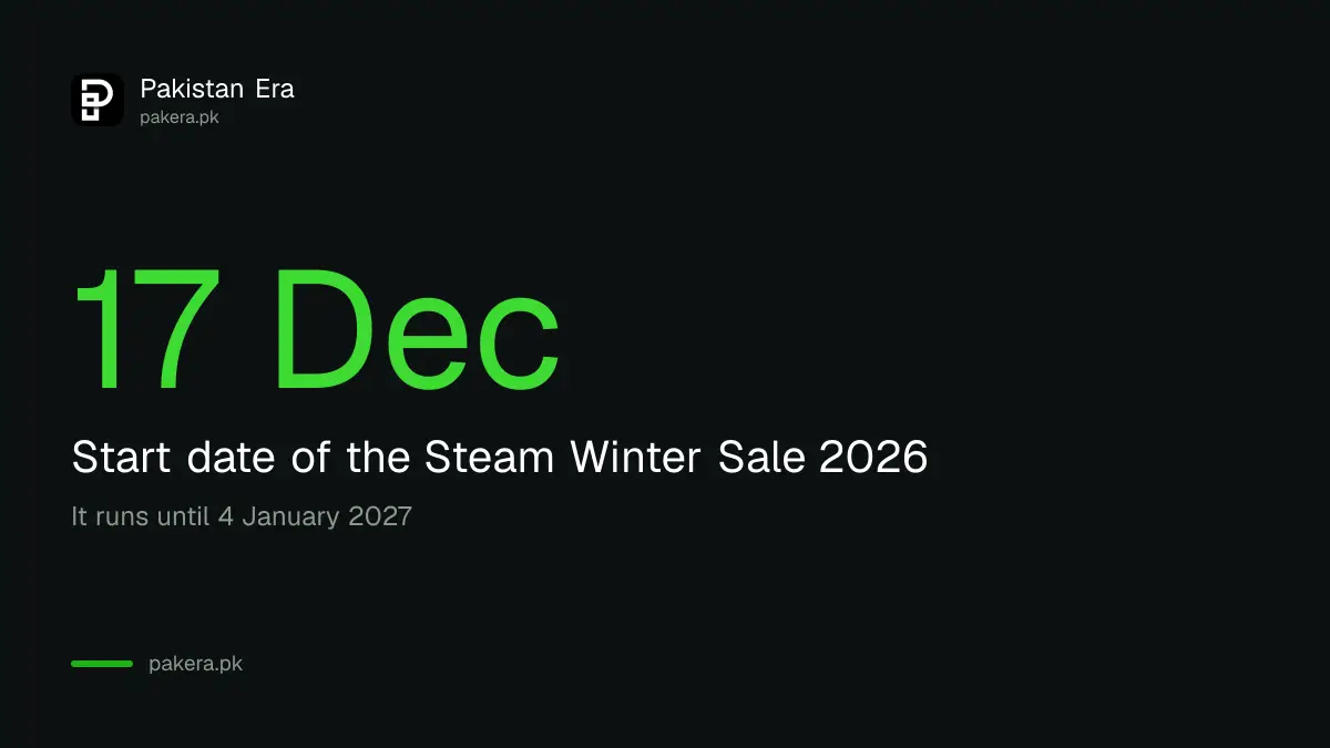 Steam Winter Sale 2026 starts on 17 December