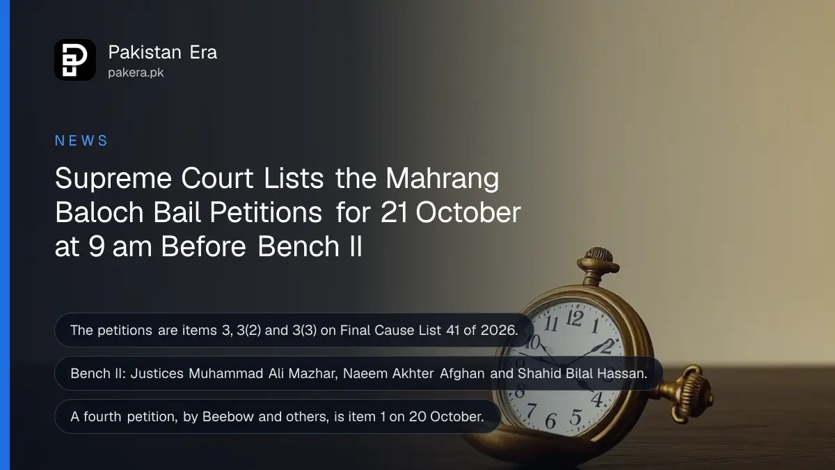 An old brass pocket watch on a dark wooden table against a cream wall, for the Supreme Court bail hearing on 21 October 2026