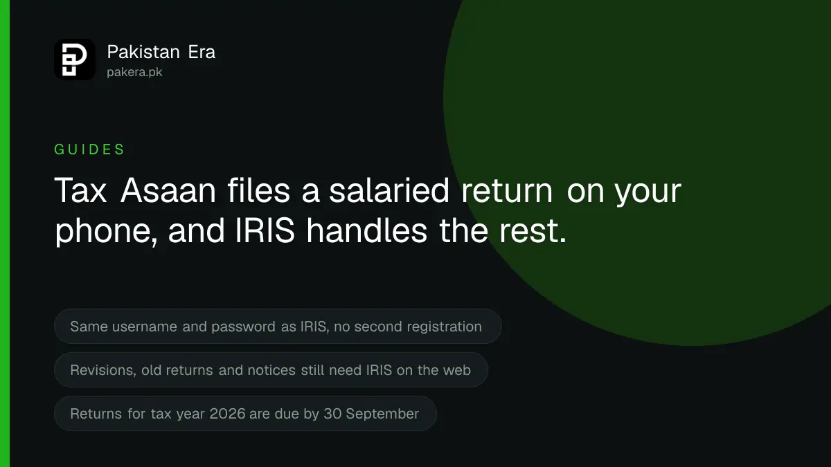 How to File Your Tax Return With the FBR Tax Asaan App