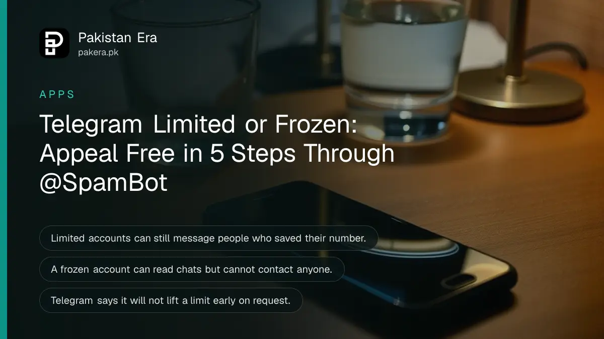 A smartphone lying face up on a bedside table at night with its screen dark, a glass of water beside it