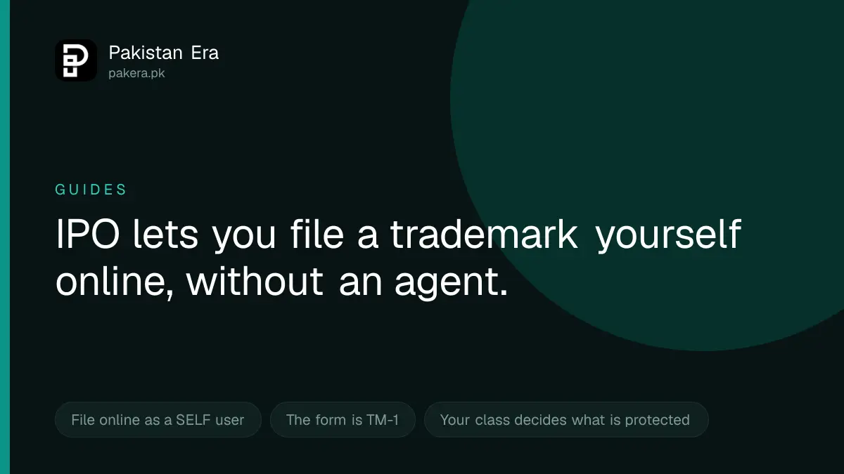 How to Register a Trademark in Pakistan