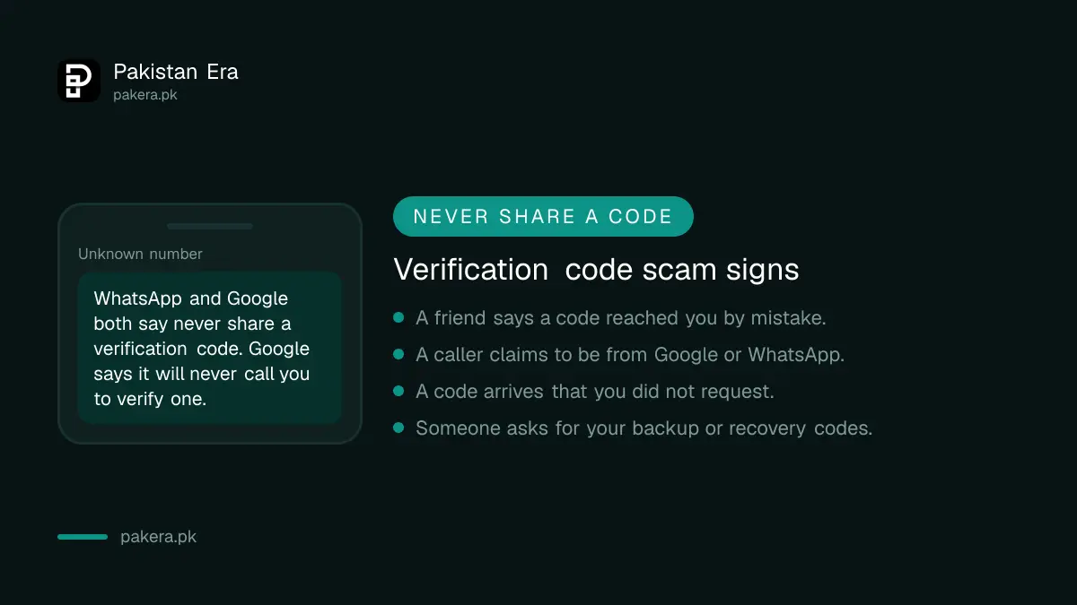 Signs that someone is trying to get your verification code