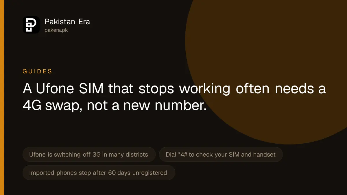How to Fix a Ufone SIM That Is Not Working