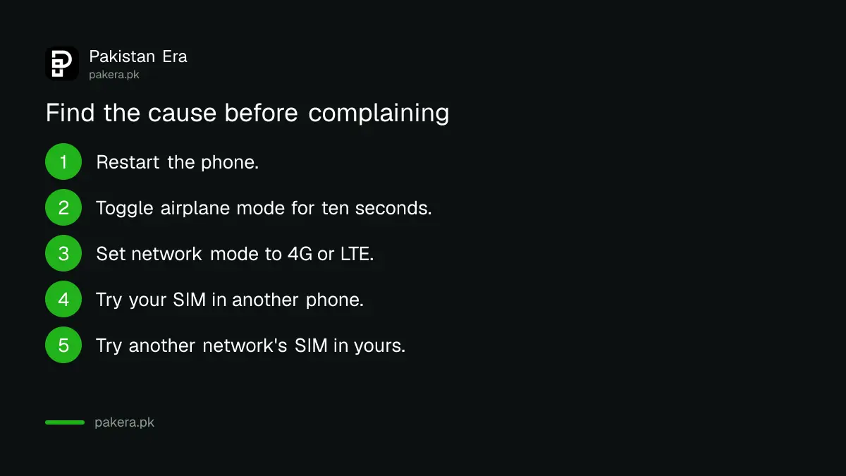 Six checks to find the cause of weak mobile signal at home before complaining