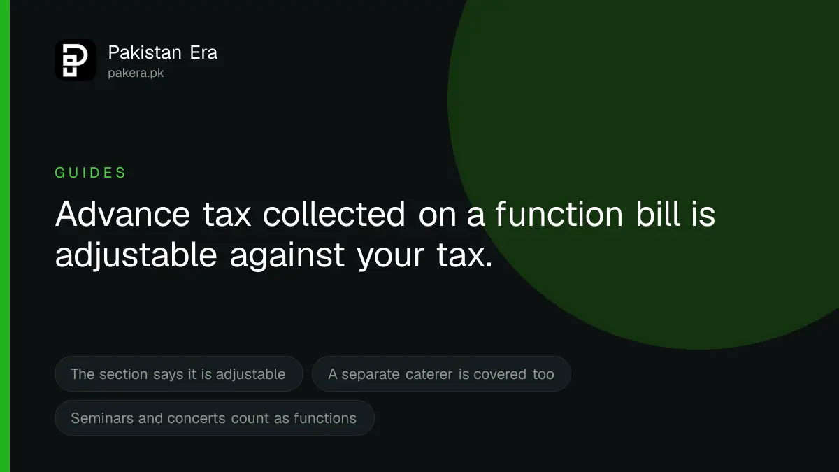 The Tax on Your Wedding in Pakistan Is Adjustable