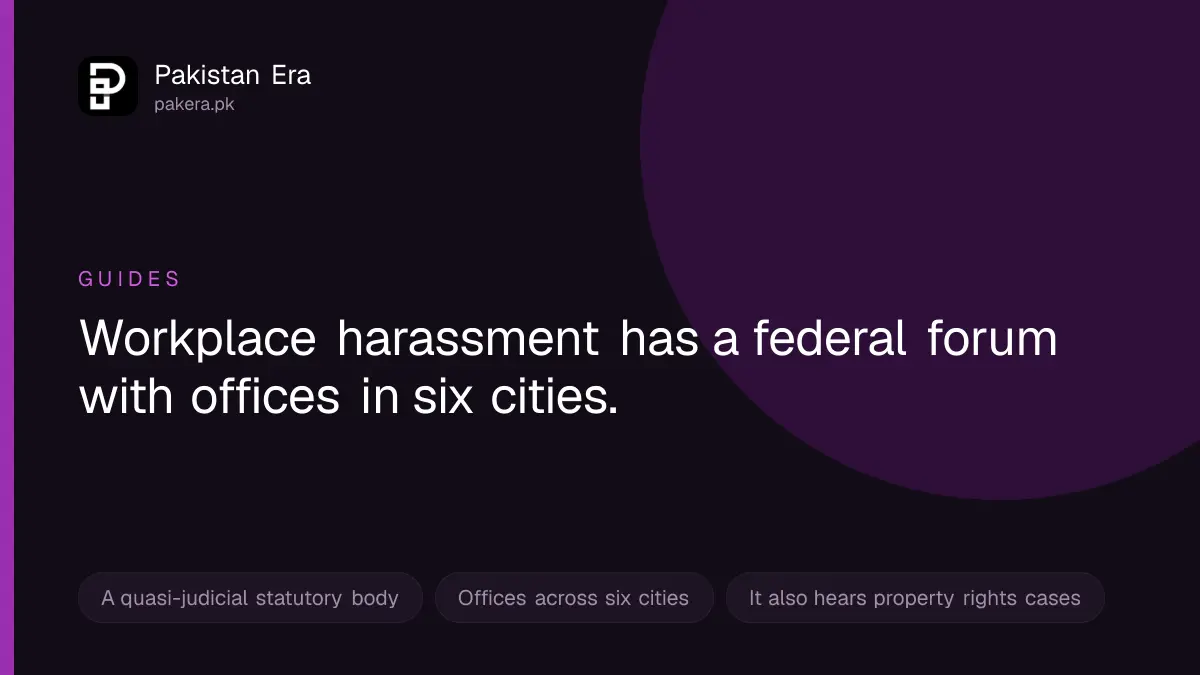 How to file a workplace harassment complaint in Pakistan