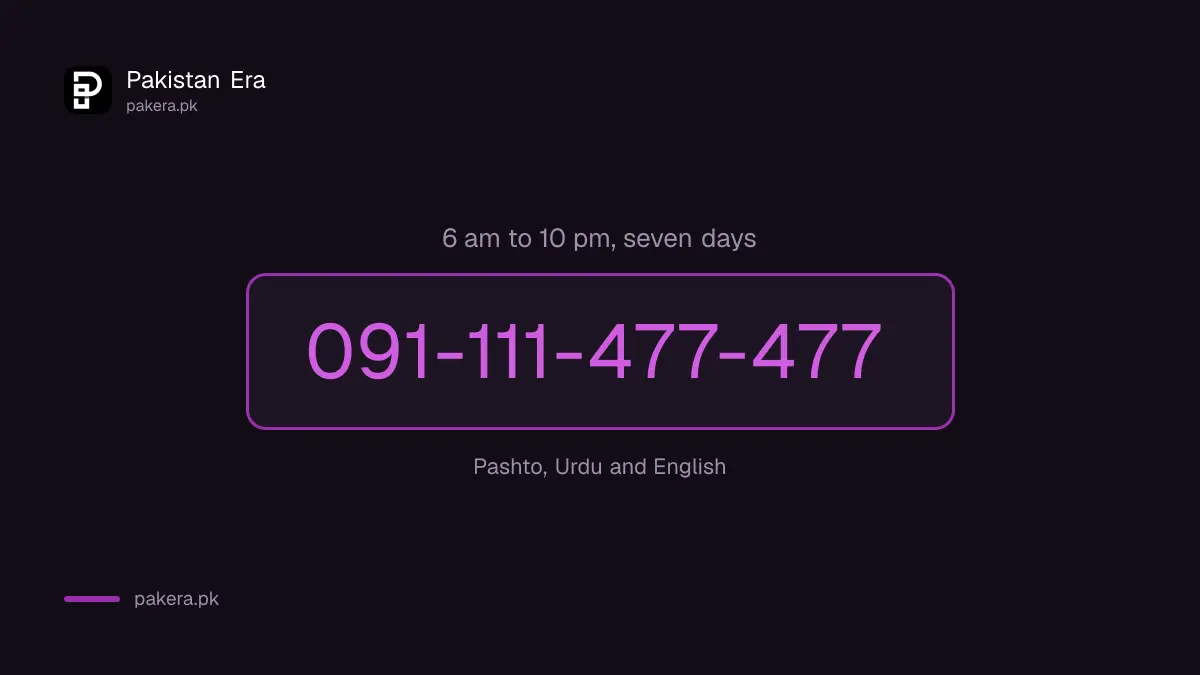 Peshawar BRT Zu helpline number 091-111-477-477 and its hours