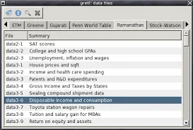 Gretl Script INP Files