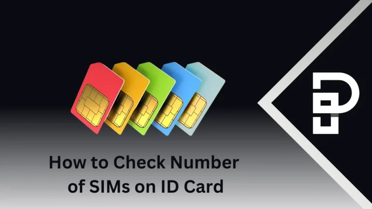 How to Check Number of SIMs on ID Card
