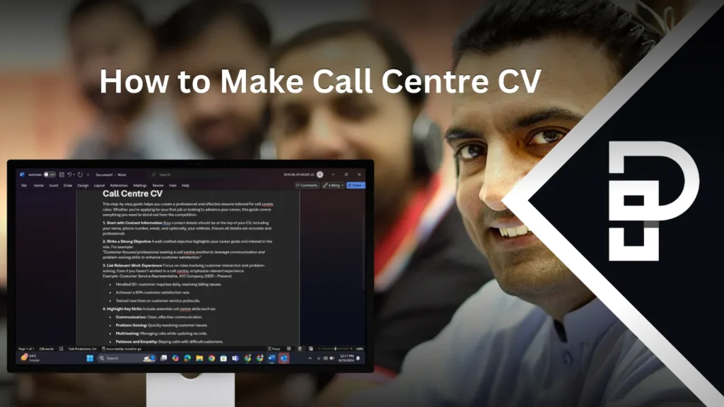 How to Make Call Centre CV How to Make Call Centre CV