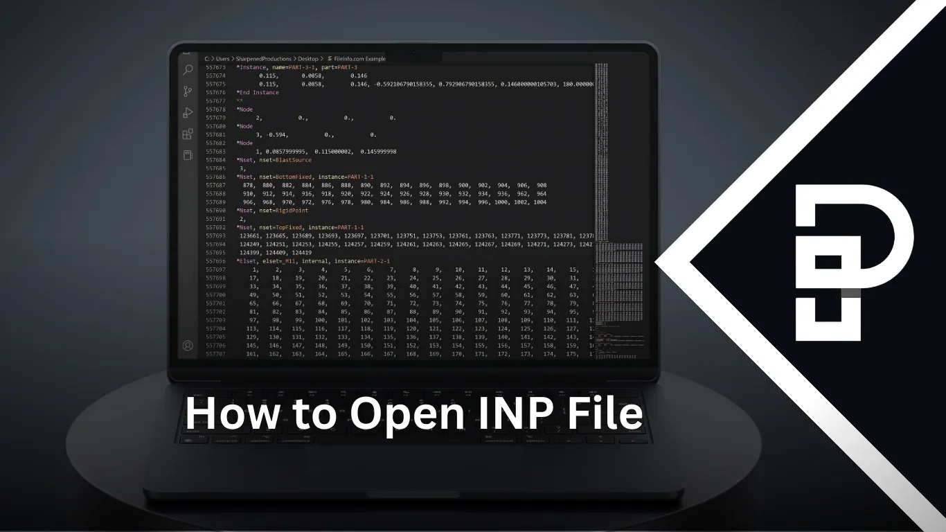 How to Open INP File