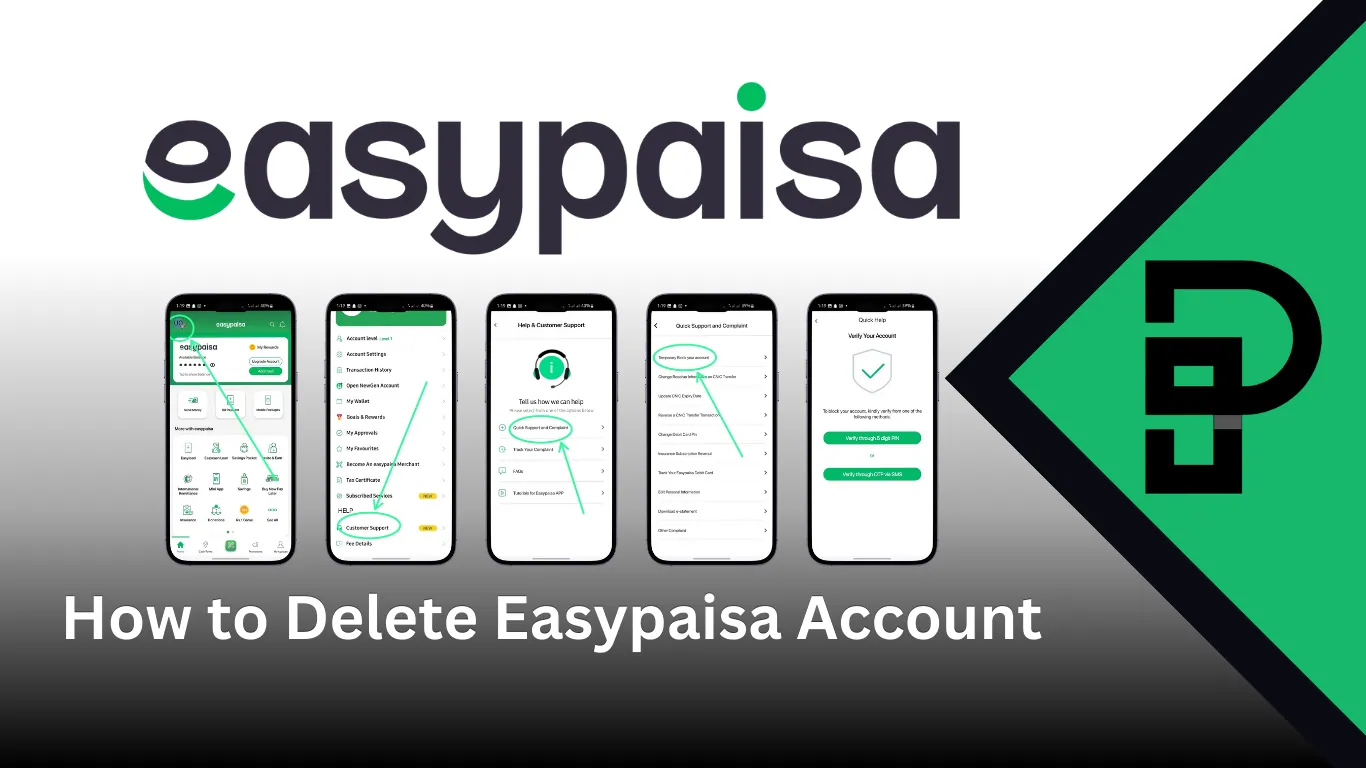 How to Delete Easypaisa Account