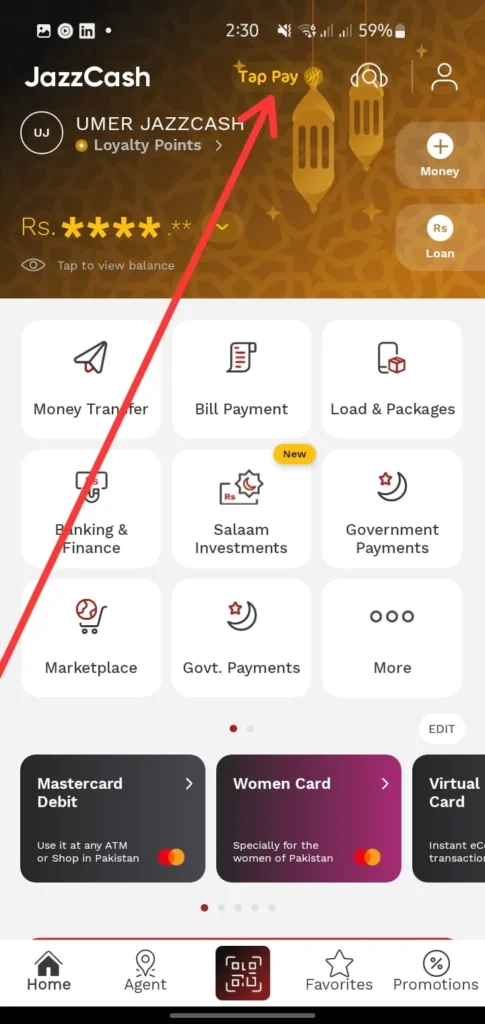 How to Enable and Use Jazzcash Tap Pay