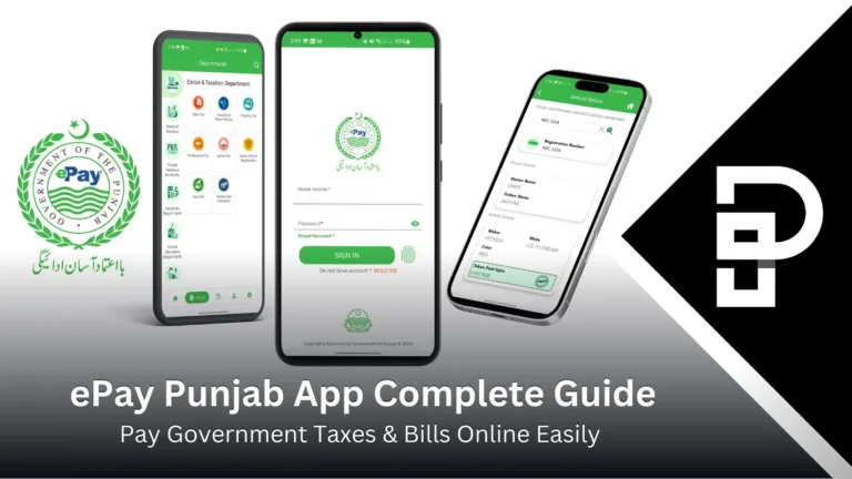 ePay Punjab App Complete user Guide