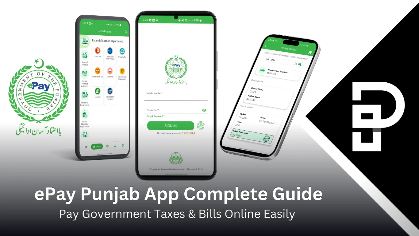ePay Punjab App Complete user Guide