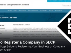 How to Register a Company in SECP - Register your business today